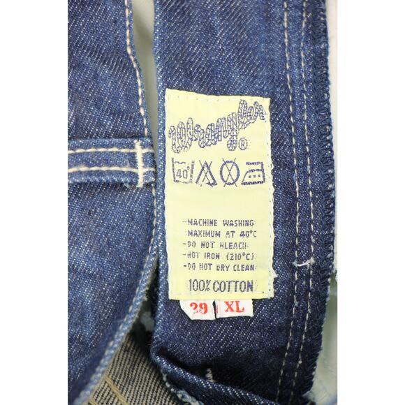 Vintage High Waist Indigo Denim Jeans - Picture 3 of 5